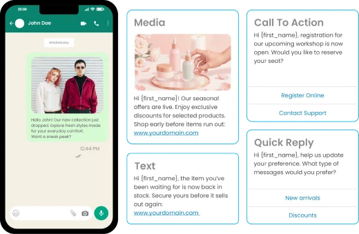 Create unlimited WhatsApp templates