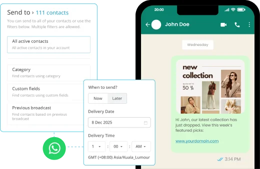 Send WhatsApp Broadcasts