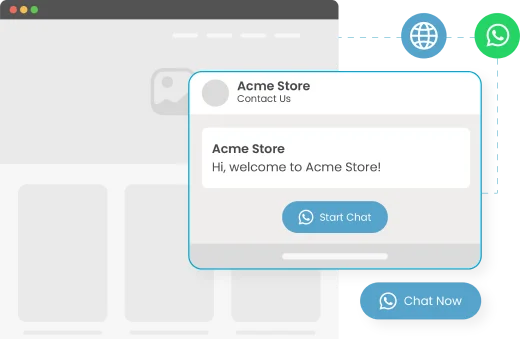 Add a chat widget to your website